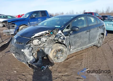 2013 Toyota Prius Three из США, поврежденный, VIN JTDKN3DU4D1726114